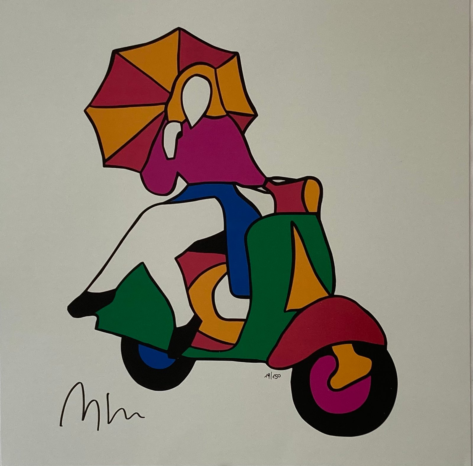 Marco Lodola, Pin Up in Vespa