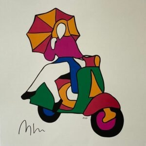 Marco Lodola, Pin Up in Vespa
