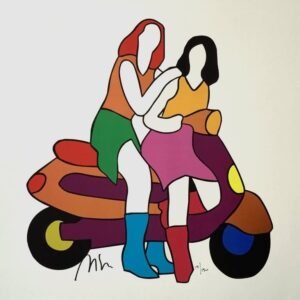 Marco Lodola, Amiche in Vespa