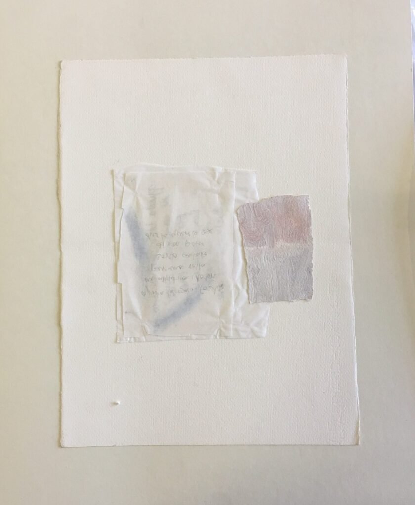 Peter Bartlett, Collage – Dalle scritture numero 1
