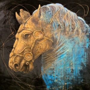 Margherita Lipinska, Cavallo di Marco Aurelio