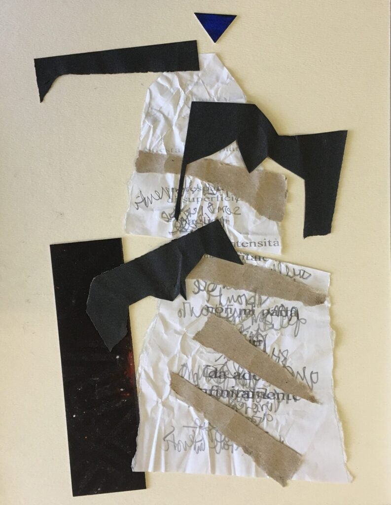 Peter Bartlett, Collage – Una sottile striscia di angoscia