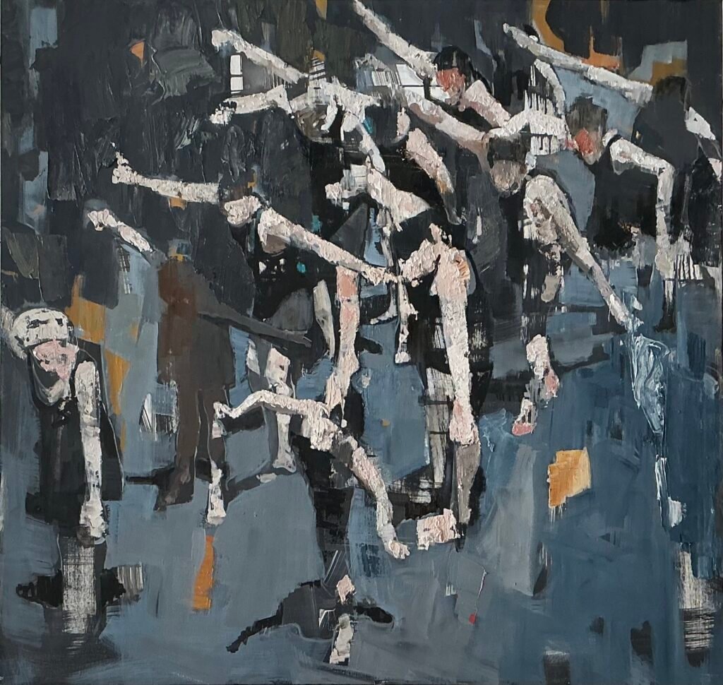 Olio su tela, 100x105 cm