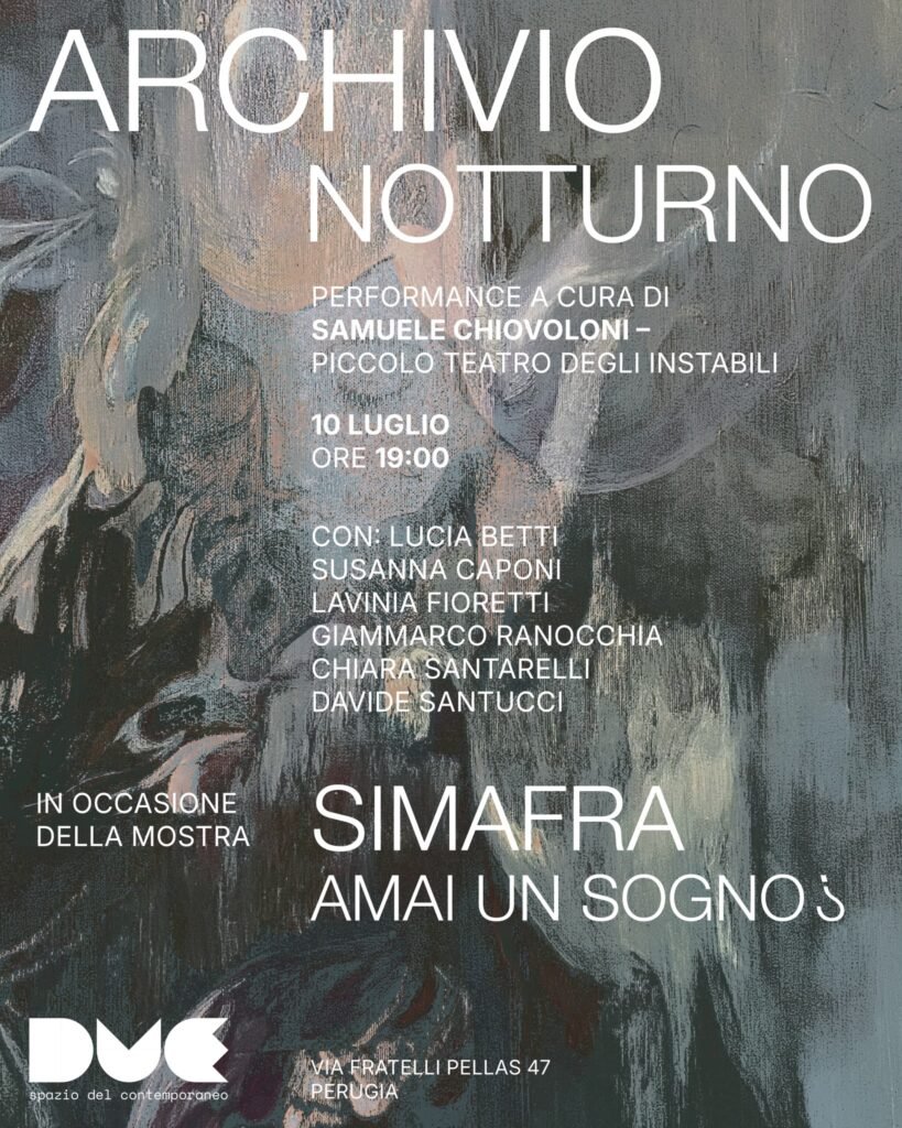 ARCHIVIO NOTTURNO | venerdì 10 luglio, ore 19