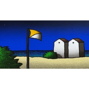 Spiaggia e bandiera