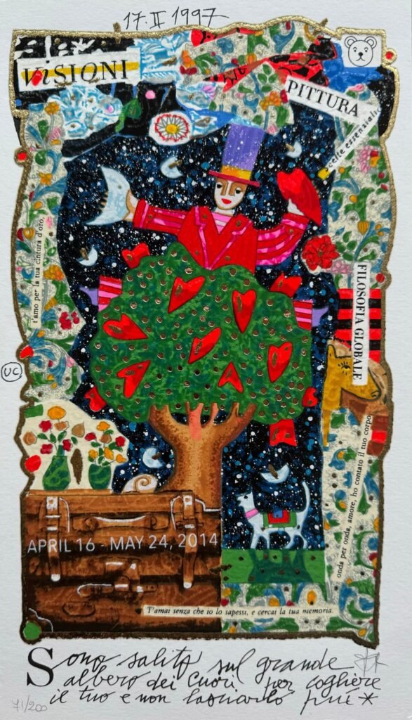 Sono salito sul grande albero dei cuori
