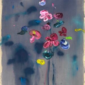 La danza colorata dei fiori la notte