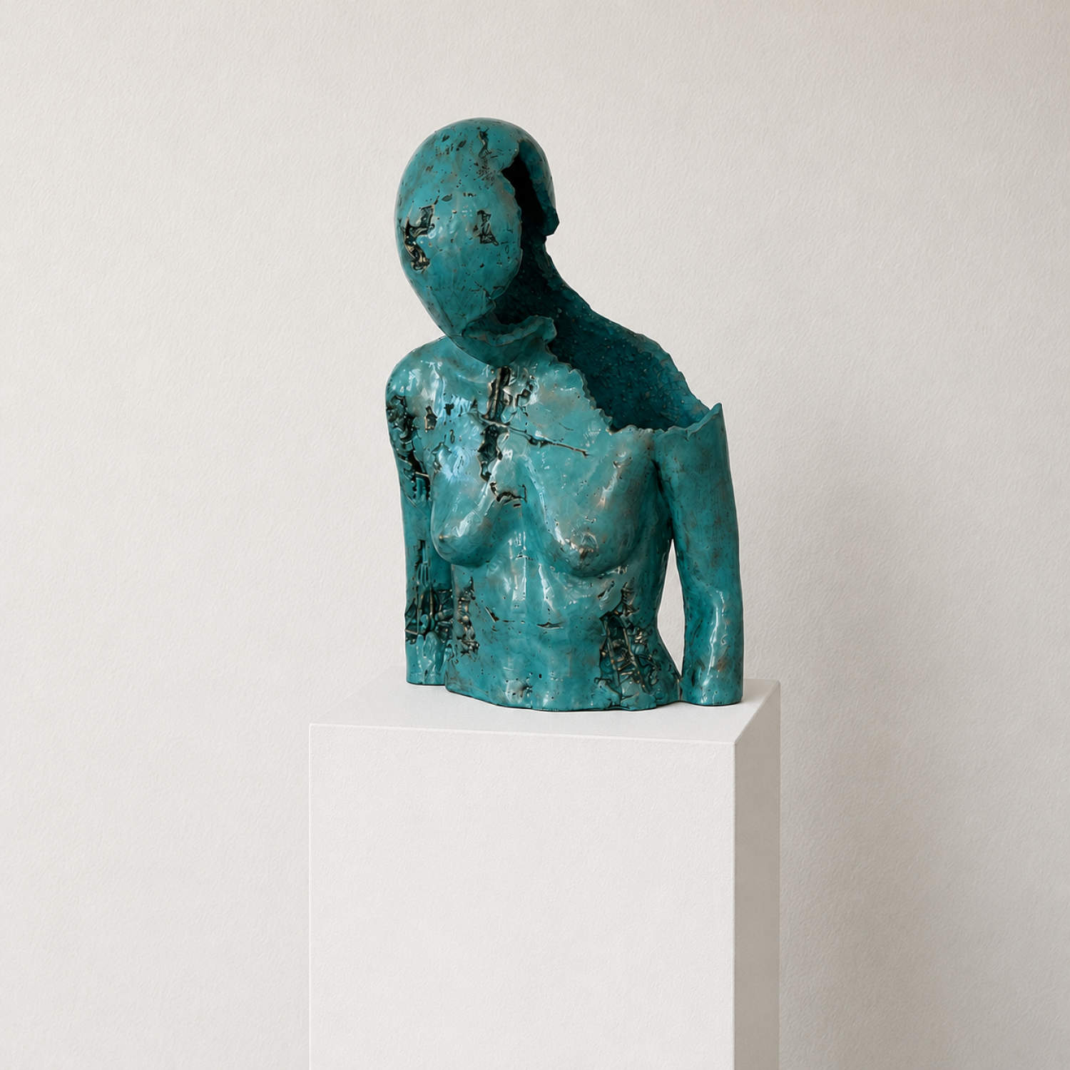 Shell, ceramica, 60x40x30 cm
