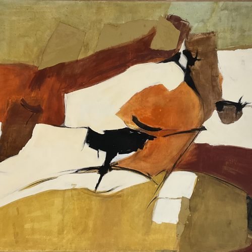 Silvia Grandi, Terrae, mista su tela, 120x100