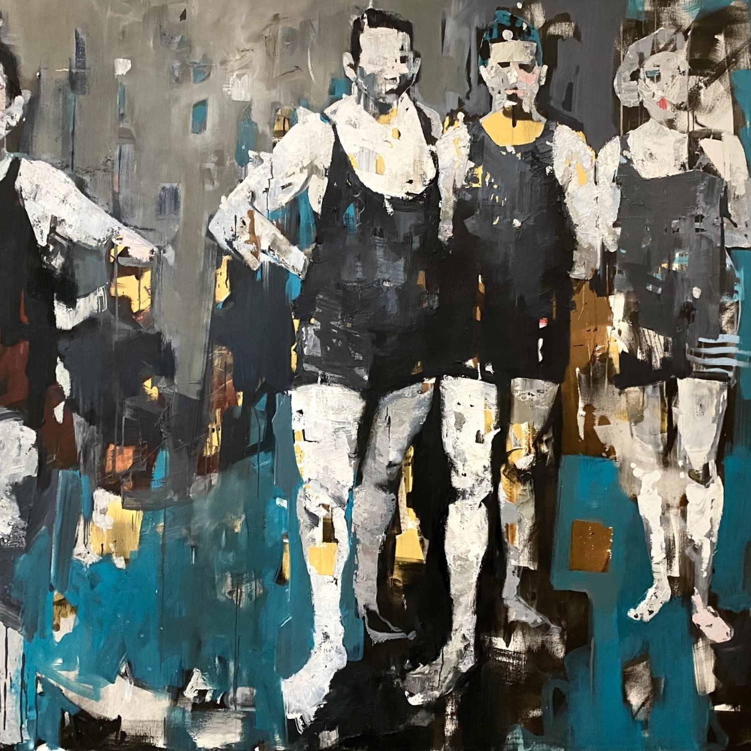 Olio su tela. 150x160